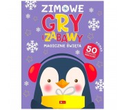 Książeczka "Zimowe gry i zabawy. Magiczne święta" Wydawnictwo Dragon