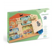 Zabawka manualna domek Djeco - Cabanalock