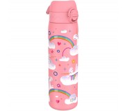 Stalowa butelka termiczna 500 ml ION8 - Unicorn Rainbows