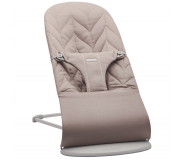 Leżaczek BABYBJORN BLISS WOVEN Petal Quilt - Piaskowy Szary