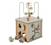 Drewniana kostka aktywizująca Little Dutch - Little Farm