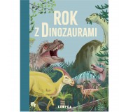 Książka "Rok z dinozaurami" Wydawnictwo Kropka