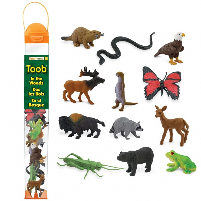 Zestaw Figurek w Tubie TOOB Safari Ltd. - Zwierzęta Leśne