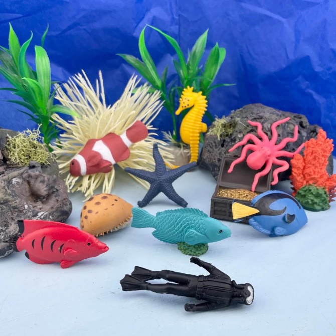 Zestaw Figurek w Tubie TOOB Safari Ltd. - Rafa Koralowa