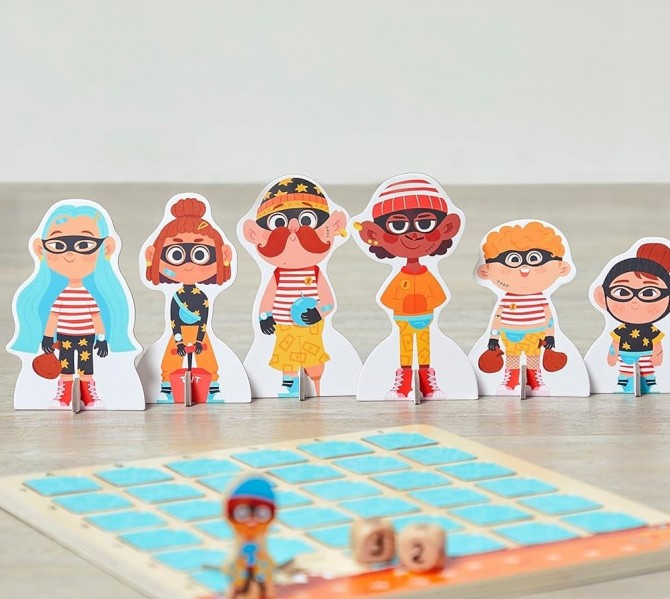 Drewniana gra strategiczna marki Janod - Złodziejaszki