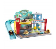 Drewniany garaż Djeco - Crazy Motors