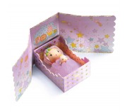 Magnetyczne pudełko z figurkami Tinyly Djeco - Pokoik Violet