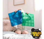 Klocki magnetyczne Connetix - Rainbow Blue & Green Base Plate 2 el.