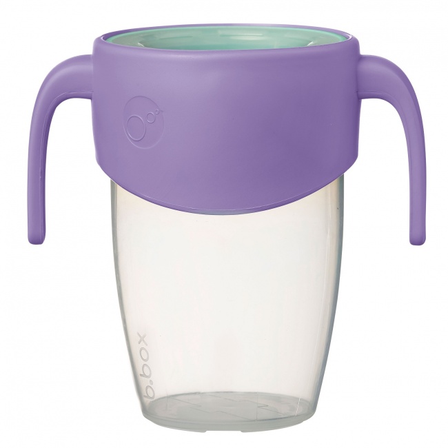 Kubek 360 do nauki picia dla dzieci - kubek treningowy niekapek B.box - Lilac Pop