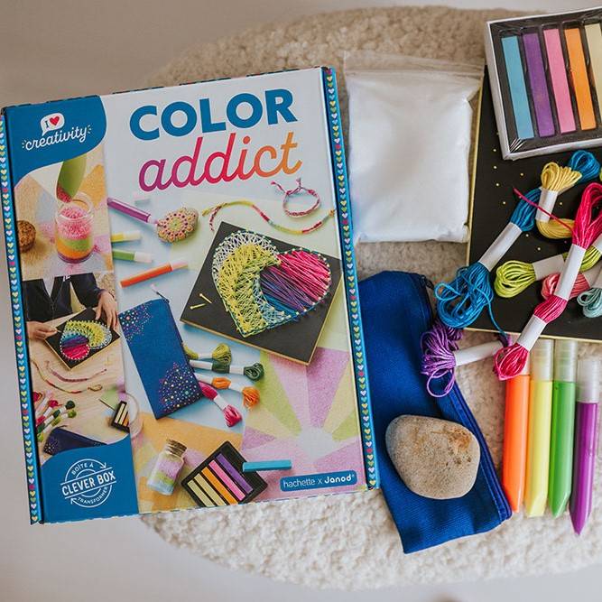 Multizestaw kreatywny I love creativity Janod - Kolory 8+ | Sklep