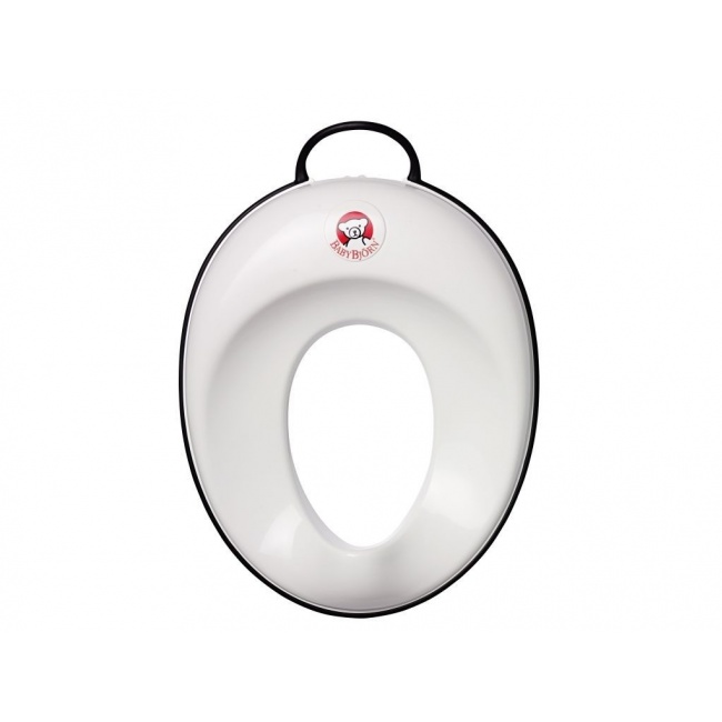 Nakładka na deskę sedesową BABYBJORN - biel/czerń
