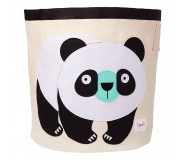 Duży bawełniany pojemnik na zabawki 3 Sprouts - Panda