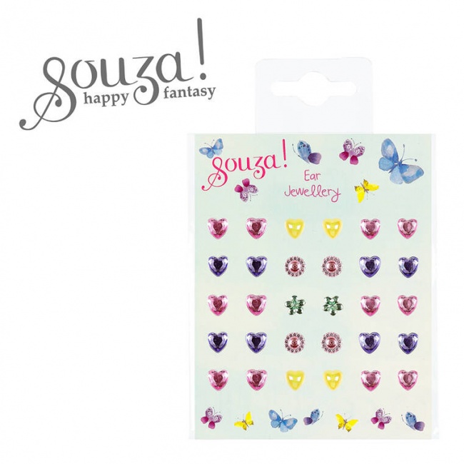 Kolczyki samoprzylepne Souza! - Motyle