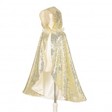 Przebranie Souza! - Złota peleryna z kapturem księżniczka Amelia 3-4 lata