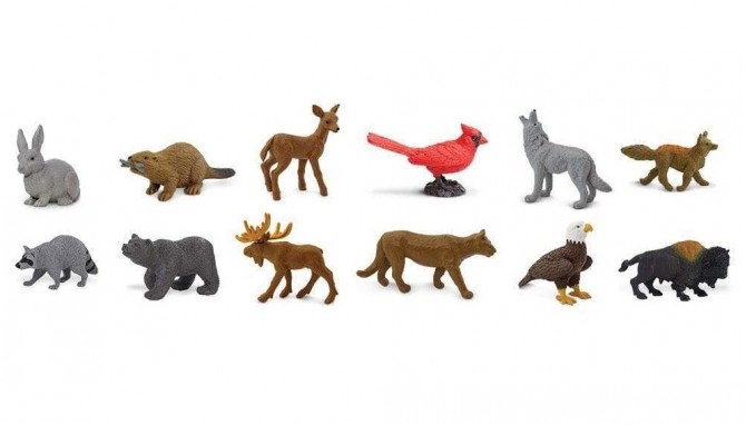 Małe figurki zwierzątek z mini zoo