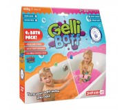 Magiczny proszek do kąpieli Gelli Baff Zimpli Kids - Różowy i pomarańczowy 4 użycia