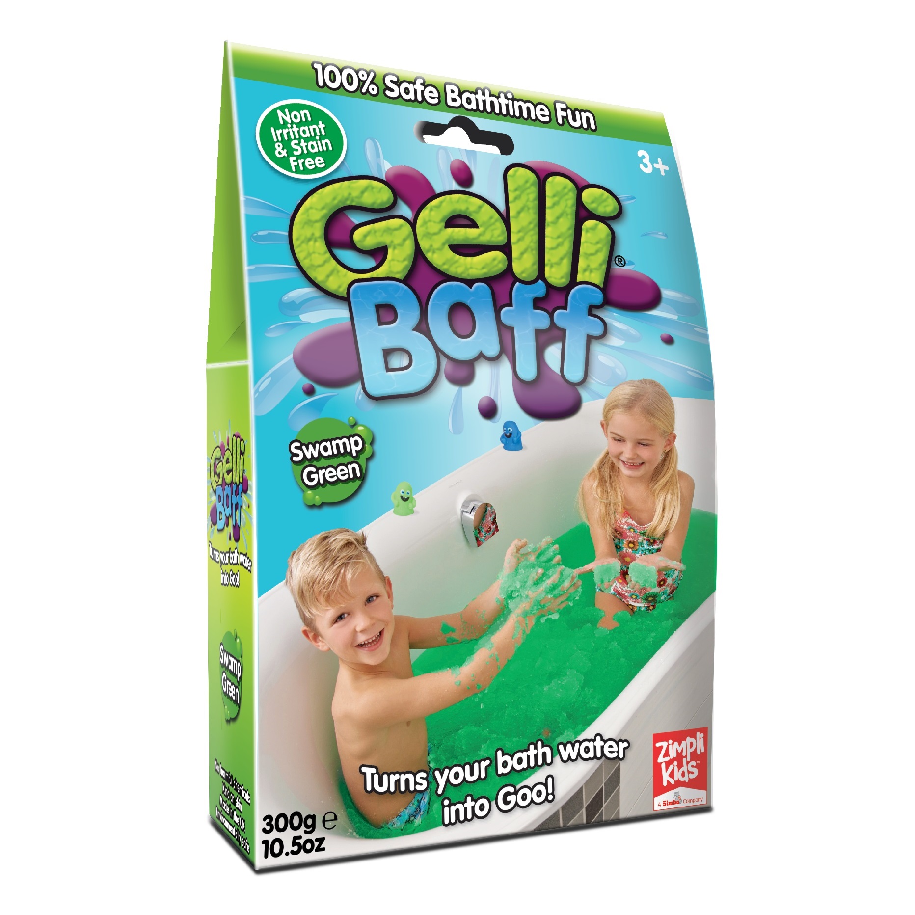 Magiczny proszek do kąpieli Gelli Baff Zimpli Kids - Zielony