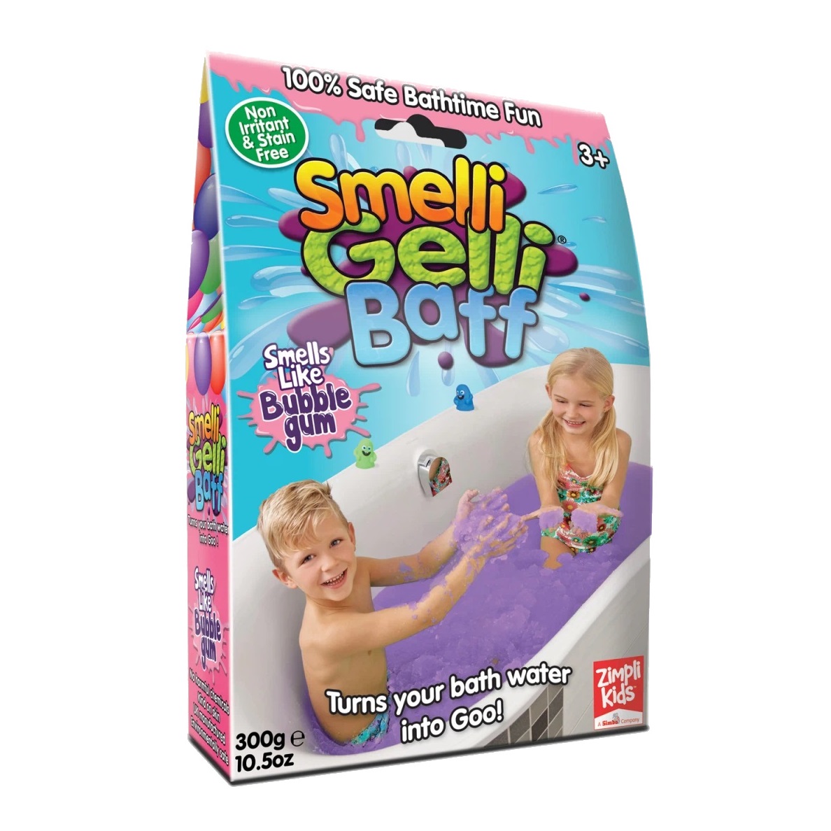 Magiczny proszek do kąpieli Gelli Baff Smelli Zimpli Kids - Guma Balonowa