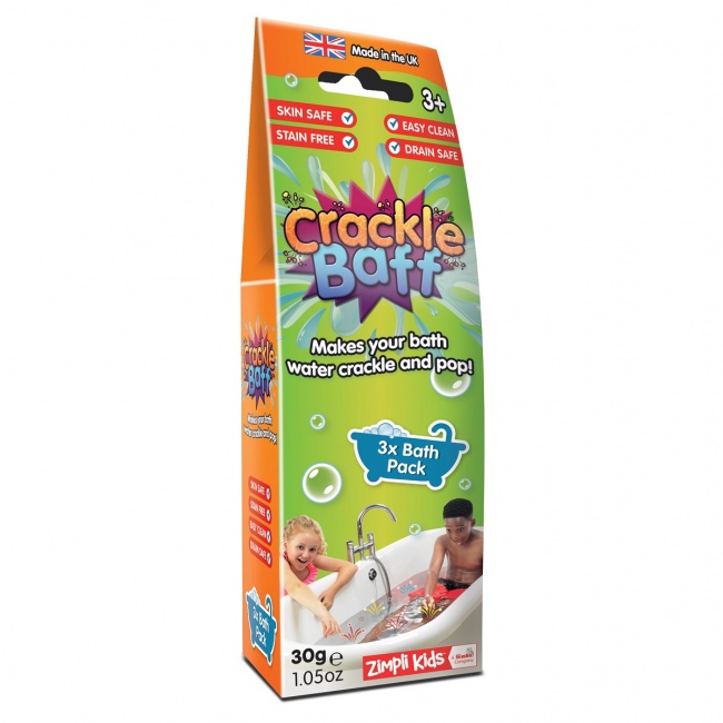 Strzelający proszek do kąpieli Crackle Baff Colours Zimpli Kids - 3 kolory