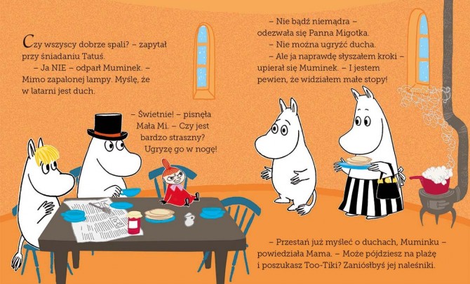 Książka z muminkami Wydawnictwo Harperkids