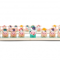 Drewniana gra logiczna BS Toys - Zgadnij która krówka