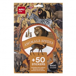 Naklejki Apli Kids 50 szt. - Sawanna