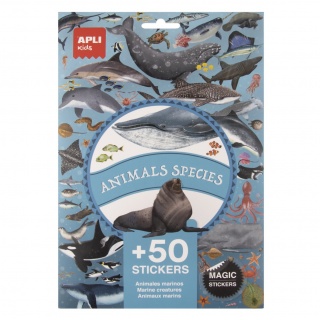 Naklejki Apli Kids 50 szt. - Zwierzęta morskie
