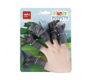 Pacynki na palce Apli Kids - Dinozaur Triceratops