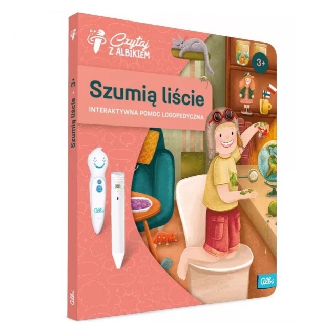 Książka Czytaj z Albikiem Albi - Szumią liście. Interaktywna pomoc logopedyczna