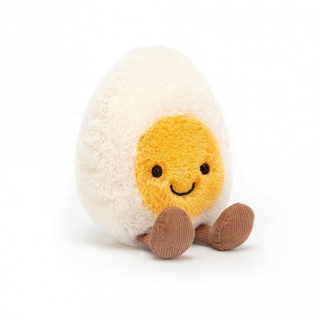 Pluszowe jajko ze szczęśliwą minką Jellycat 14 cm