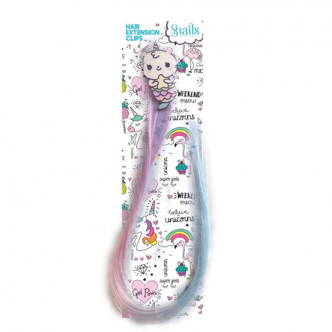 Spinka do włosów z kolorowym pasemkiem Snails - Fishcorn