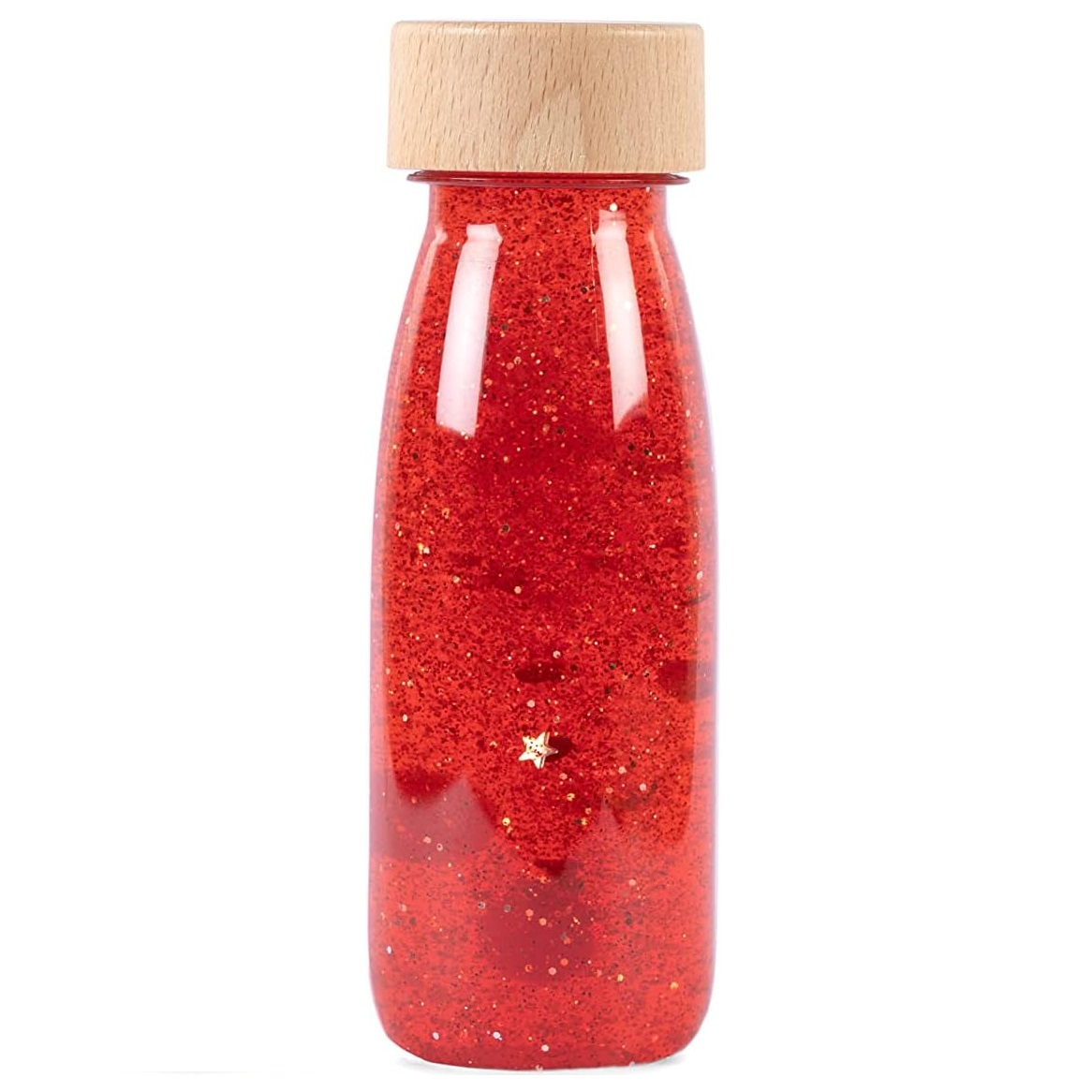 Butelka sensoryczna FLOAT Petit Boum - Czerwona