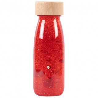 Butelka sensoryczna FLOAT Petit Boum - Czerwona