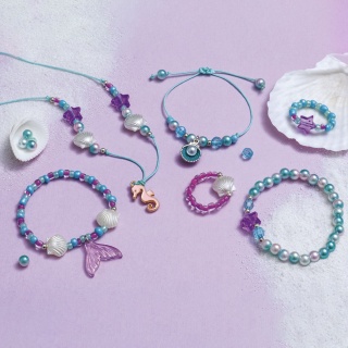 Zestaw do tworzenia biżuterii Janod - Magiczny ocean 6+