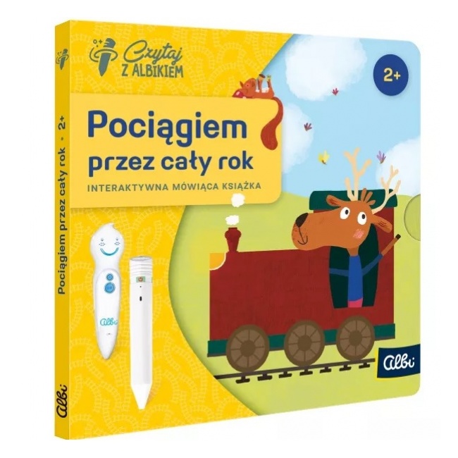 Mini książka Czytaj z Albikiem Albi - Pociągiem przez cały rok