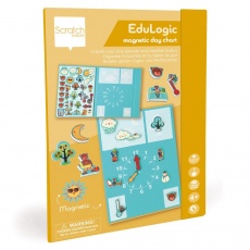 Magnetyczna układanka kształty i kolory Edulogic Scratch - Zegar i pogoda