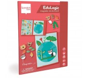 Magnetyczna układanka kształty i kolory Edulogic Scratch - Zwierzęta