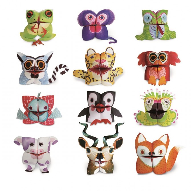 Origami do złożenia - zwierzęta