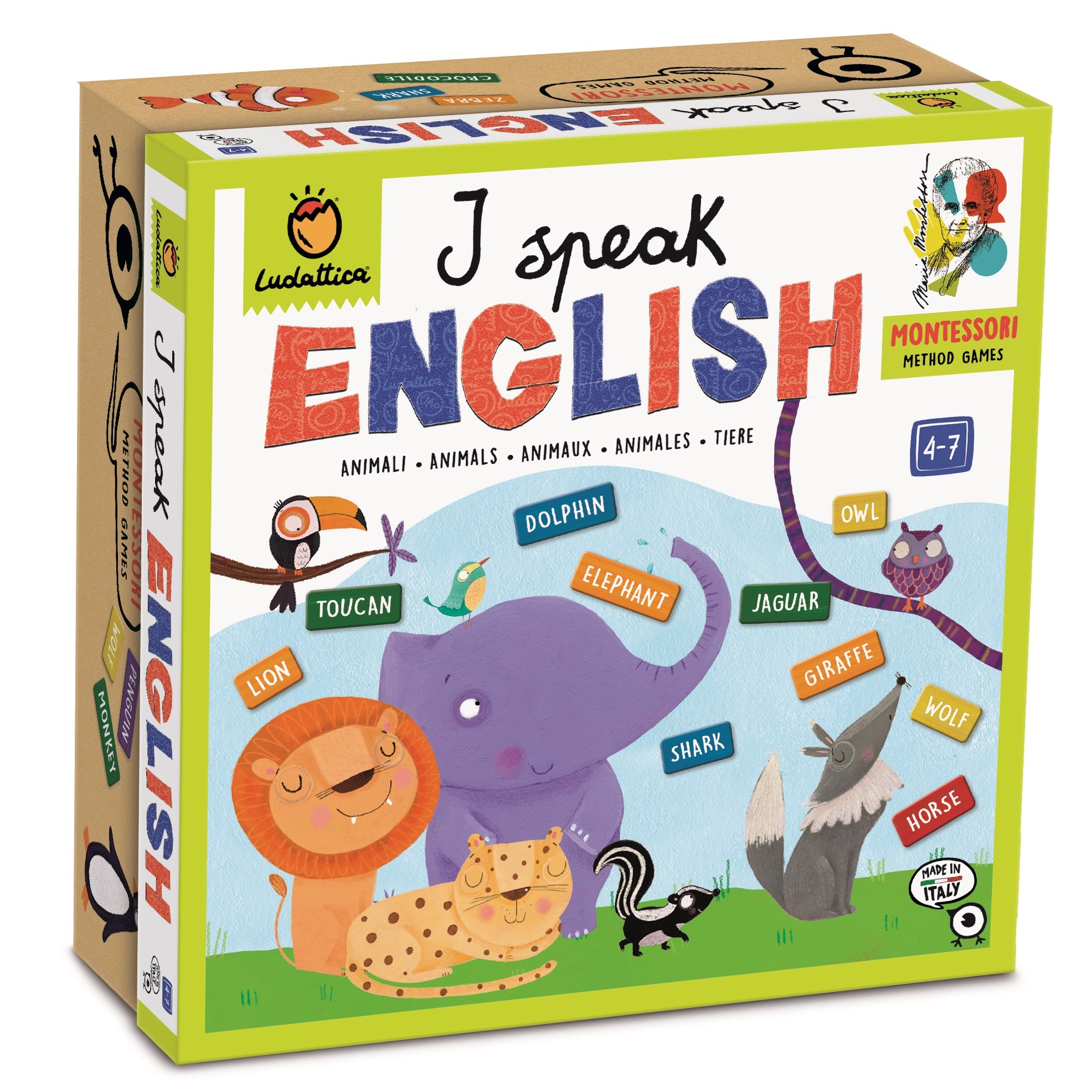 Gra edukacyjna Ludattica Montessori - Mówię po angielsku