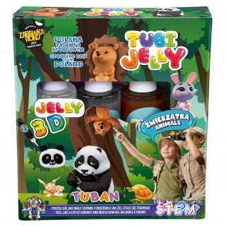Zestaw Tubi Jelly TUBAN 3 kolory - Zwierzątka