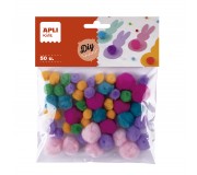 Pompony Apli Kids - Pastelowe kolory