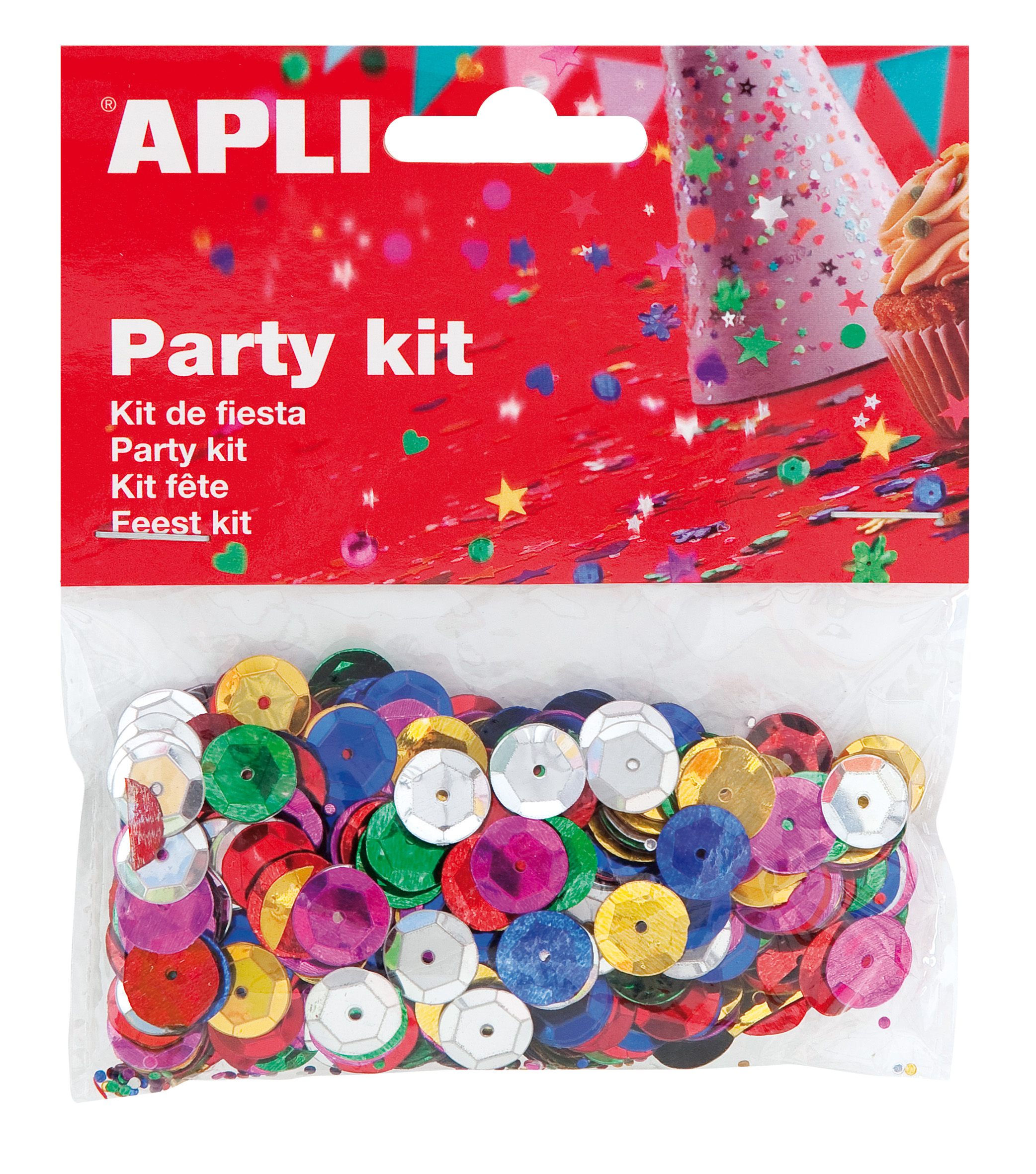 Konfetti cekiny Apli Kids - Mix kolorów