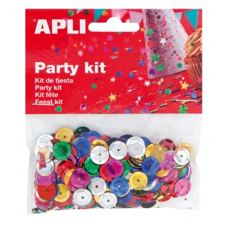 Konfetti cekiny Apli Kids - Mix kolorów