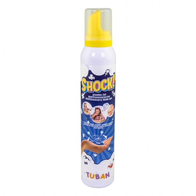 Multisensoryczny pianko-żel SHOCK! TUBAN - Ice 200 ml