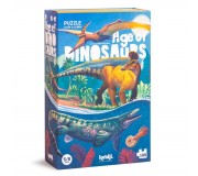 Puzzle z grą obserwacyjną Londji - Age of dinosaurs 100 el.