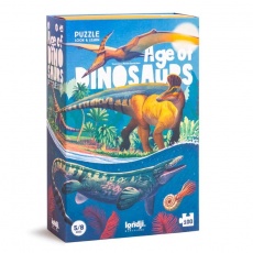 Puzzle z grą obserwacyjną Londji - Age of dinosaurs 100 el.