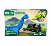 Pociąg na baterie z dinozaurami BRIO World