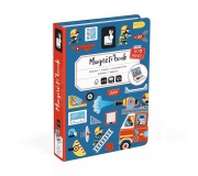 Magnetyczna układanka Magnetibook Janod - Straż pożarna