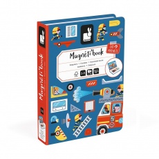 Magnetyczna układanka Magnetibook Janod - Straż pożarna