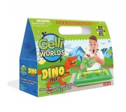 Zestaw do tworzenia gelli z figurkami i tacą Gelli Worlds Zimpli Kids - Dino Pack